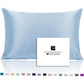 Silk Pillowcase for Hair and Skin with Hidden Zipper, Ravmix Both Sides 21Momme Mulberry Silk Cooling Pillow Case Queen Size 20 