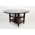 Boraam Harbor Cottage Drop Leaf Dining Table, Cappuccino