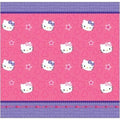 Hello Kitty Kitty & Me Fabric Shower Curtain,72in x 72in , Pink