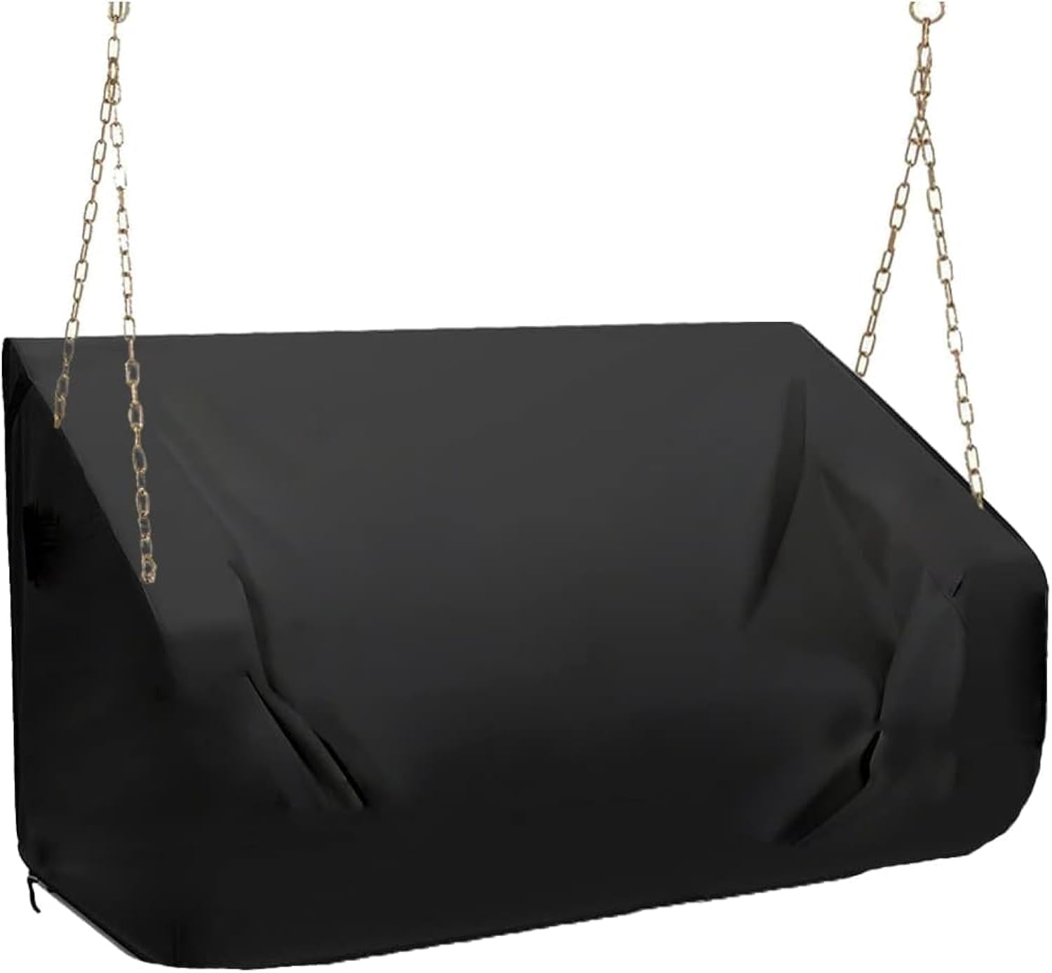 Porch Swing Cover 86 Inch Waterproof 600D Oxford Hanging Outdoor Swing Cover All Weather Protected Swing Covers for Outdoor Furn