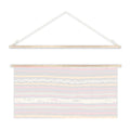 Beyeutao Wood Tapestry Hanging Telescopic Rod Wooden Tapestries Hanger Room Adjustable 48-60 Inch 2Pack Wall Hanging Bar Banner 