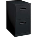 Lorell Mobile Pedestal, File/File, 15 by 22-7/8 by 28-Inch, Black