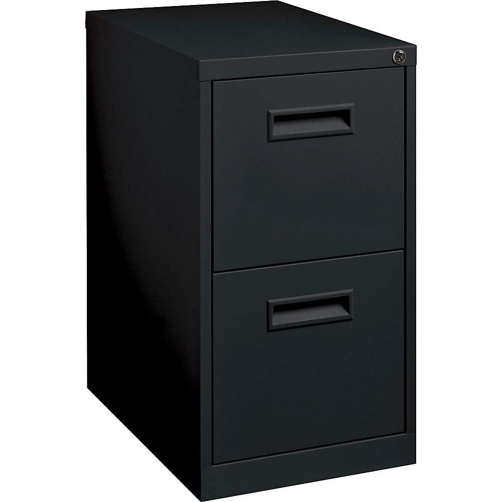 Lorell Mobile Pedestal, File/File, 15 by 22-7/8 by 28-Inch, Black