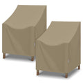 SunPatio Outdoor Dining Chair Covers Waterproof, Heavy Duty Patio Chair Covers for Outdoor Furniture, Fade Resistant Lawn Furnit