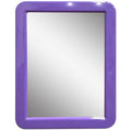 CEREM Locker Mirror Magnetic for Girls Locker, Purple 5 x 7 - Real Glass Magnetic Mirror for School Locker, Office, Home