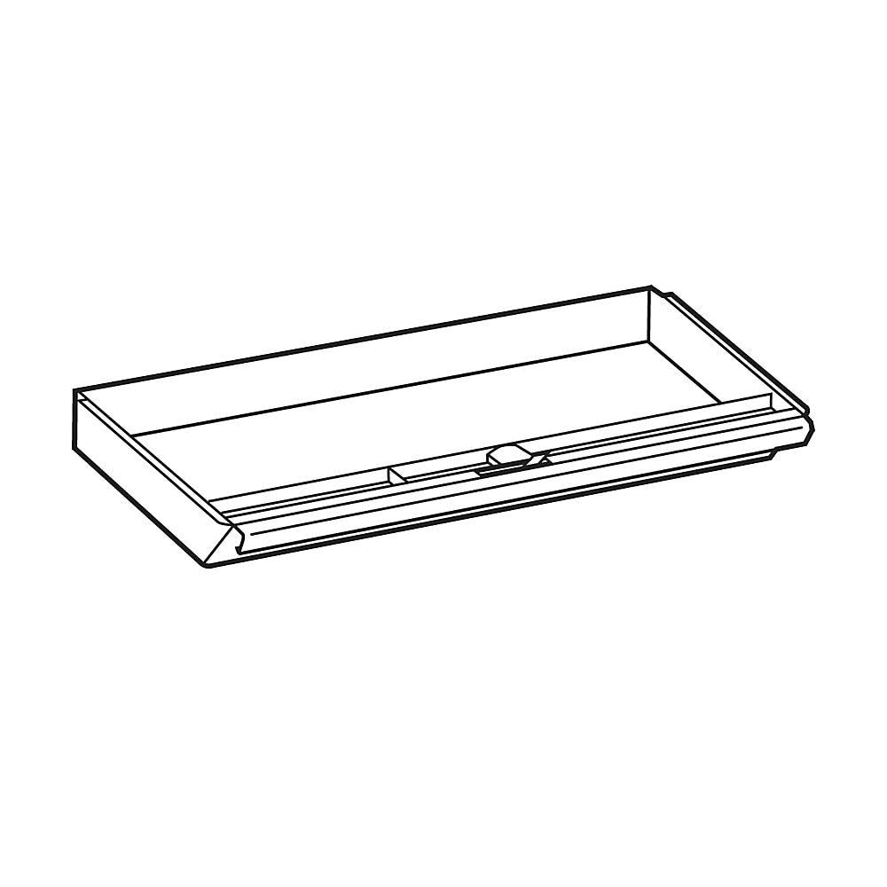 HON D2S Center Drawer, 38000 Series, Stationmaster, 19 x 14-3/4 x 3, Charcoal