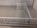 Trion 3 in. H x 4 in. W x 1/2 in. L Powder Coated White Wire Divider