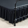 xuan dian Bed Skirt King Size Ruffled Bed Skirts with Split Corners,14 Inch Drop Dust Ruffle Bed Skirt with Platform, King, 14 I