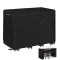 Loenel Outdoor Bar Table Cover, Heavy Duty Waterproof Patio Bar Height Table and Chair Covers for Rectangular 60 Long High Top D