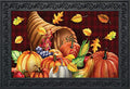 Briarwood Lane Fall Bounty Cornucopia Doormat Thanksgiving Autumn Indoor Outdoor 30 x 18