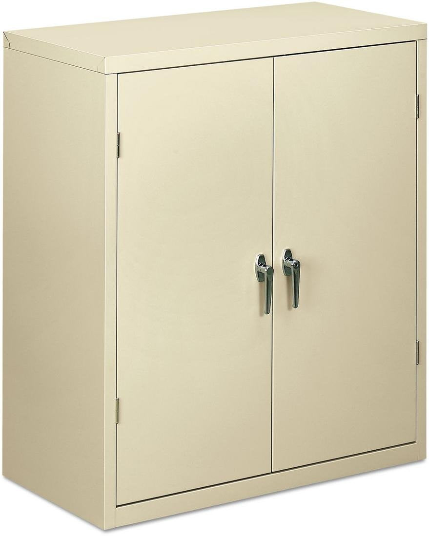 HON Brigade Series Five-Shelf Storage Cabinet - High Storage Cabinet, 36w by 18d by 42h , Putty (HSC1842)