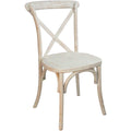 EMMA + OLIVER 2-Pack Lime Wash X-Back Chair