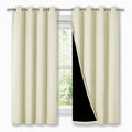 NICETOWN Cold Blocking Curtains, Bedroom Full Blackout Panels, Super Thick Insulated Window Covers, Complete Blackout Draperies 