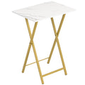 HOOBRO TV Tray, Folding TV Table, Stable Snack Table for Small Space, Portable Sofa Side Table, Easy Assembly and Storage, Ideal