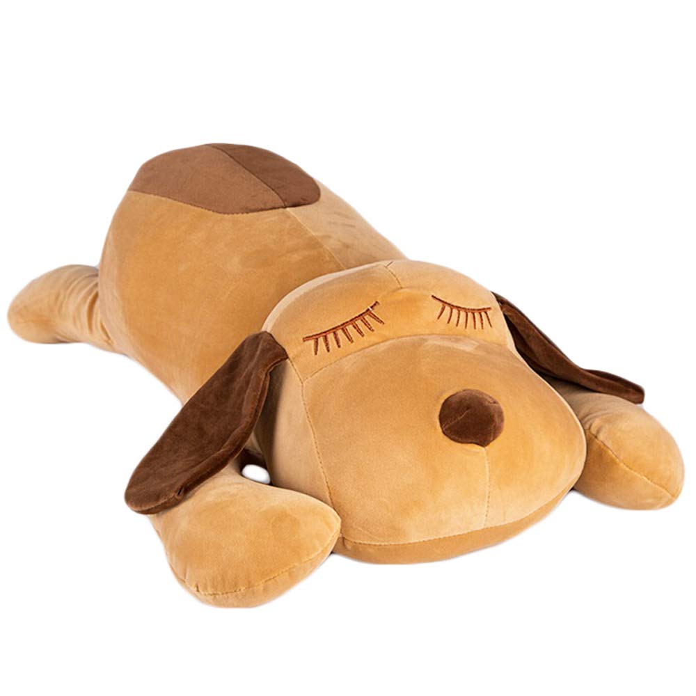 elfishgo Soft Large Dog Plush Hugging Pillow, Giant Dogs Puppy Stuffed Animals Toy Gifts for Kids, 19.7