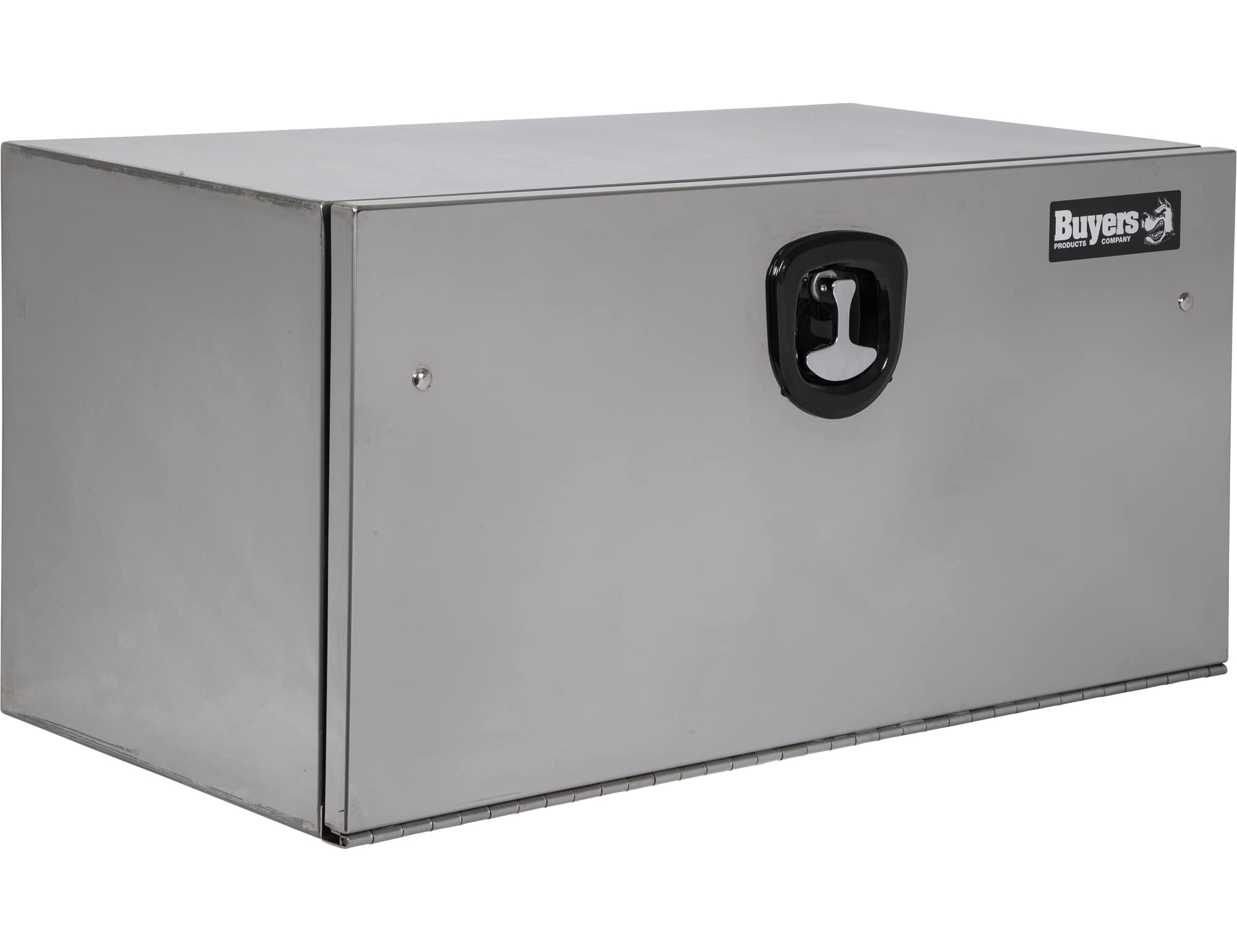 Buyers Products 1702655 Polished Stainless Steel Underbody Truck Box with T-Handle Latch, 18 x 18 x 36 Inch, Silver
