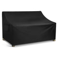 WLEAFJ Patio Sofa Cover Waterproof, 2-Seater Patio Loveseat Cover, Heavy Duty Outdoor Couch Cover, Outdoor Furniture Covers with