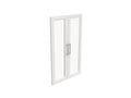 ClosetMaid Modular Storage Pair Set, 2 Glass Pane Doors, Wood Closet Organizer Shaker Style, Add On Accessory for Shelf Units, W