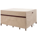 Square Patio Table Cover 92L x 92W x 32H Waterproof 600D Patio Dining Table and Chairs Cover Square Large