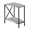 Convenience Concepts Tucson Wedge End Table, Sandstone / Black