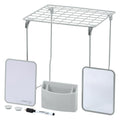 LockerMate by Bostitch 7-Piece Locker Organizer Kit, Includes Locker Shelf, Mirror, Whiteboard, Storage Cup & Dry Erase Marker -