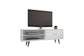 Manhattan Comfort Liberty Mid Century Modern TV Stand for Televisions up to 60 Inches, Bedroom and Living Room Entertainment Cen