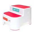 Prince Lionheart Dual Height UPPY2 Two Step Stool for Potty Training Kids and Toddlers to Wash Hands - Portable Non Slip Childre
