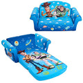 Marshmallow Furniture, childrens 2-in-1 Flip Open Foam compressed Sofa, Disneys Toy Story