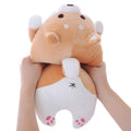 Shiba Inu Dog Plush Pillow, Cute Soft Corgi Stuffed Animals Doll Toys Gifts for Valentine, Christmas, Birthday, Bed, Sofa Chair 