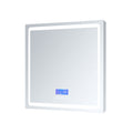 Lexora Home Bracciano 30 x 32 LED Medicine Cabinet with Defogger