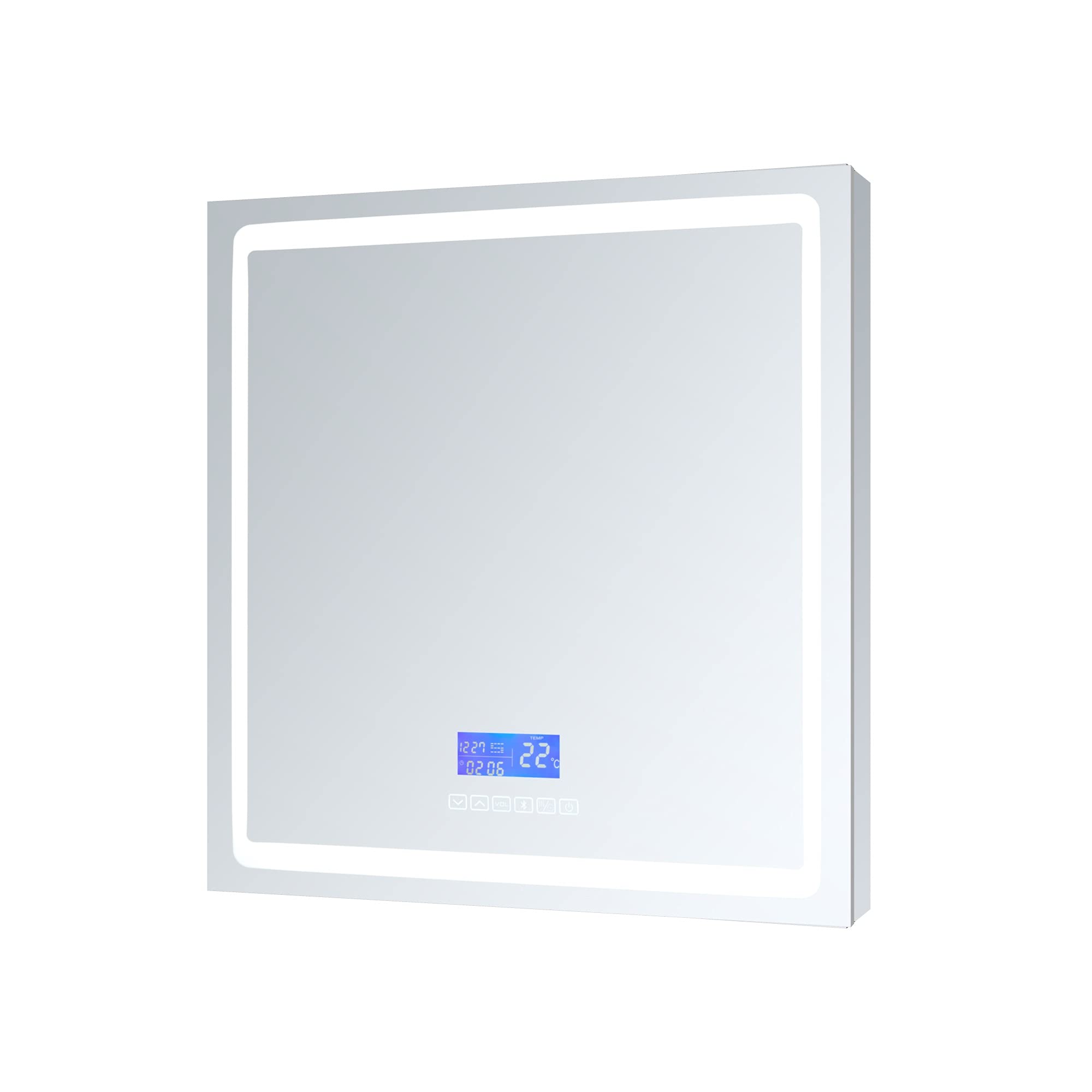 Lexora Home Bracciano 30 x 32 LED Medicine Cabinet with Defogger
