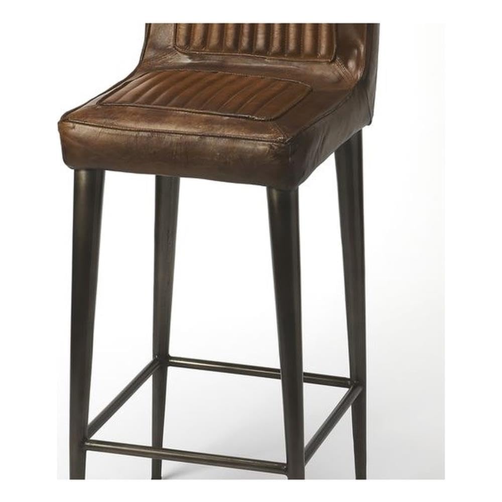 Butler Maxwell Leather Bar Stool