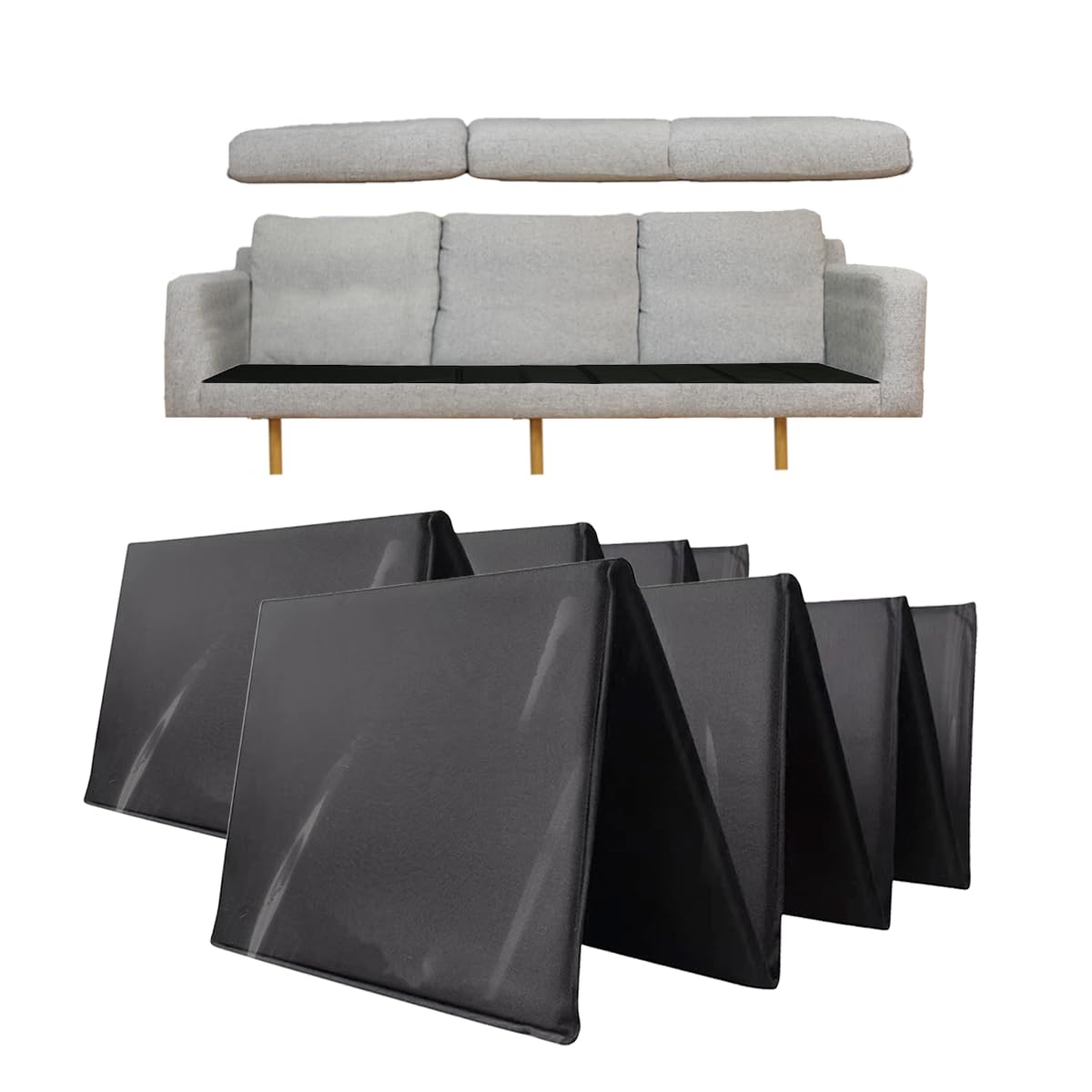 LAMINET Deluxe Extra Thick Sagging Furniture Cushion Support Insert- | Seat Saver| New and Improved| Extend The Life of Your Lar