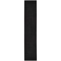 Nourison Essentials Indoor/Outdoor Black 22 x 20 Area Rug, Easy Cleaning, Non Shedding, Bed Room, Living Room, Dining Room, Bac