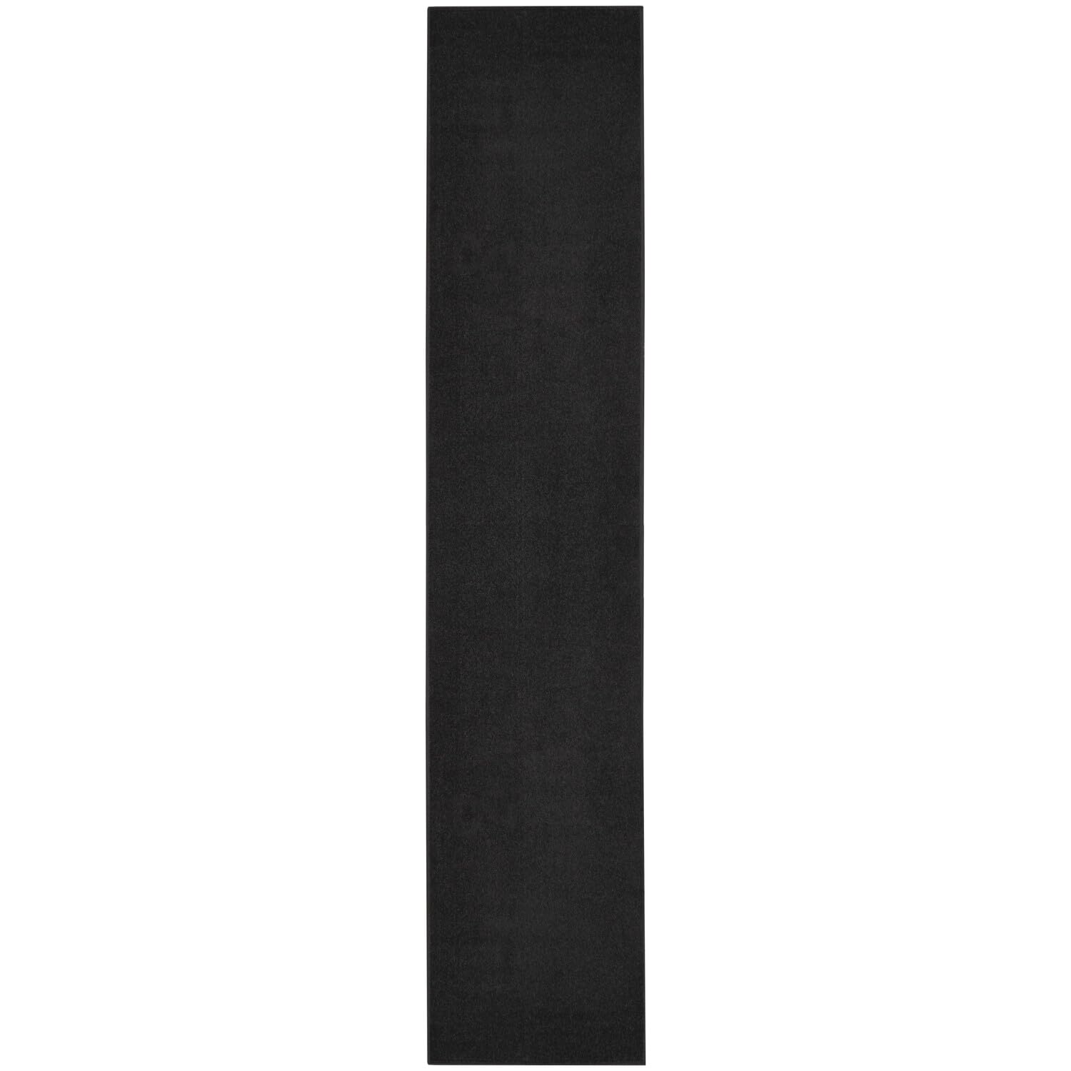 Nourison Essentials Indoor/Outdoor Black 22 x 20 Area Rug, Easy Cleaning, Non Shedding, Bed Room, Living Room, Dining Room, Bac