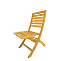 Anderson Collections Andrew Folding Dining Side Chair with Cushion (Set of 2) Fabric: Without Cushion