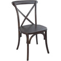 EMMA + OLIVER Walnut X-Back Chair