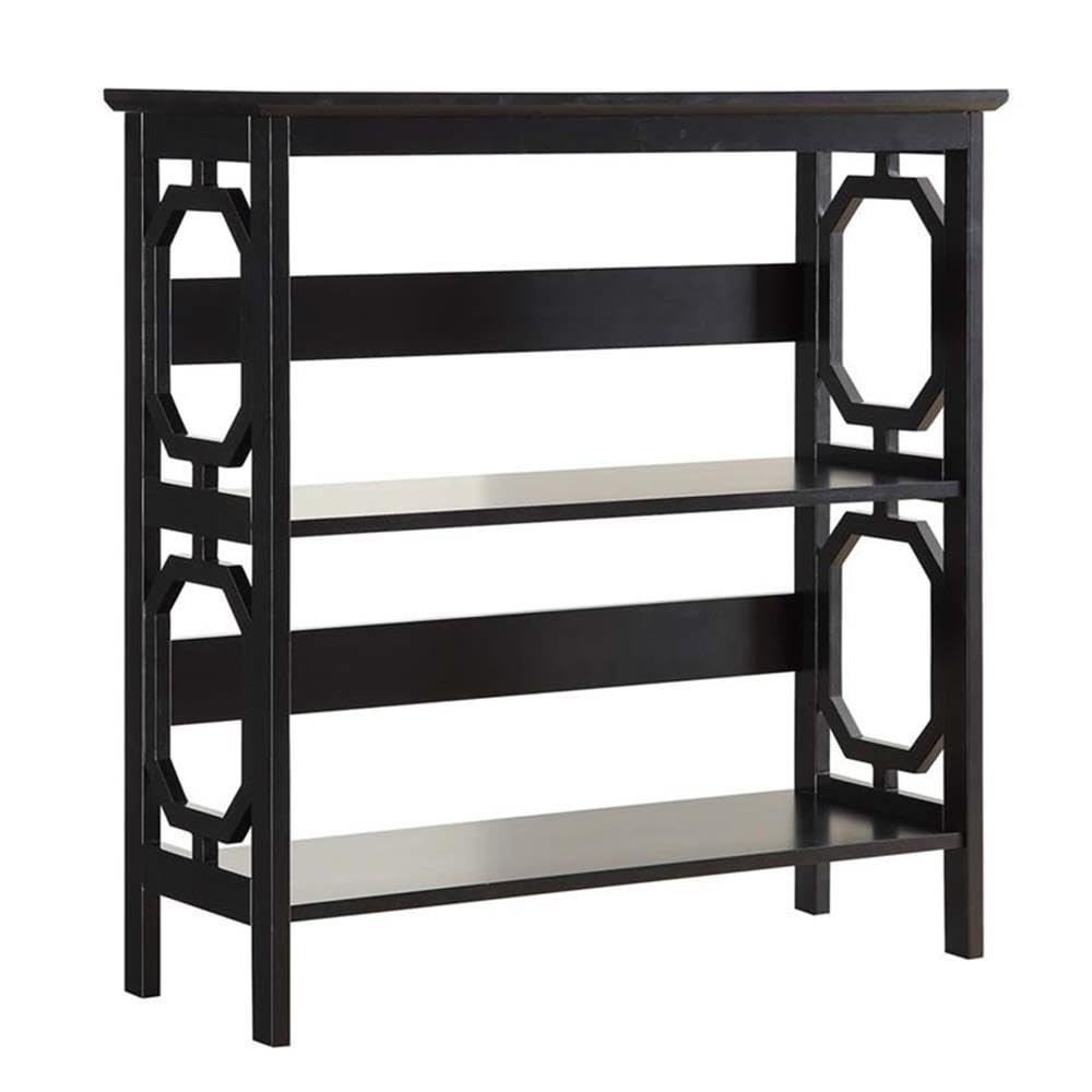 Convenience Concepts Omega 3 Tier Bookcase, Black