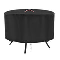 Patio Table Cover, 38 Inch Round Outdoor Table Cover, Waterproof Protective Covers Patio Furniture Covers-38 x 28Inch