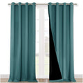 NICETOWN 100% Blackout Blinds, Laundry Room Decor Window Treatment Curtains, Thermal Insulated Energy Smart Drapes and Draperies