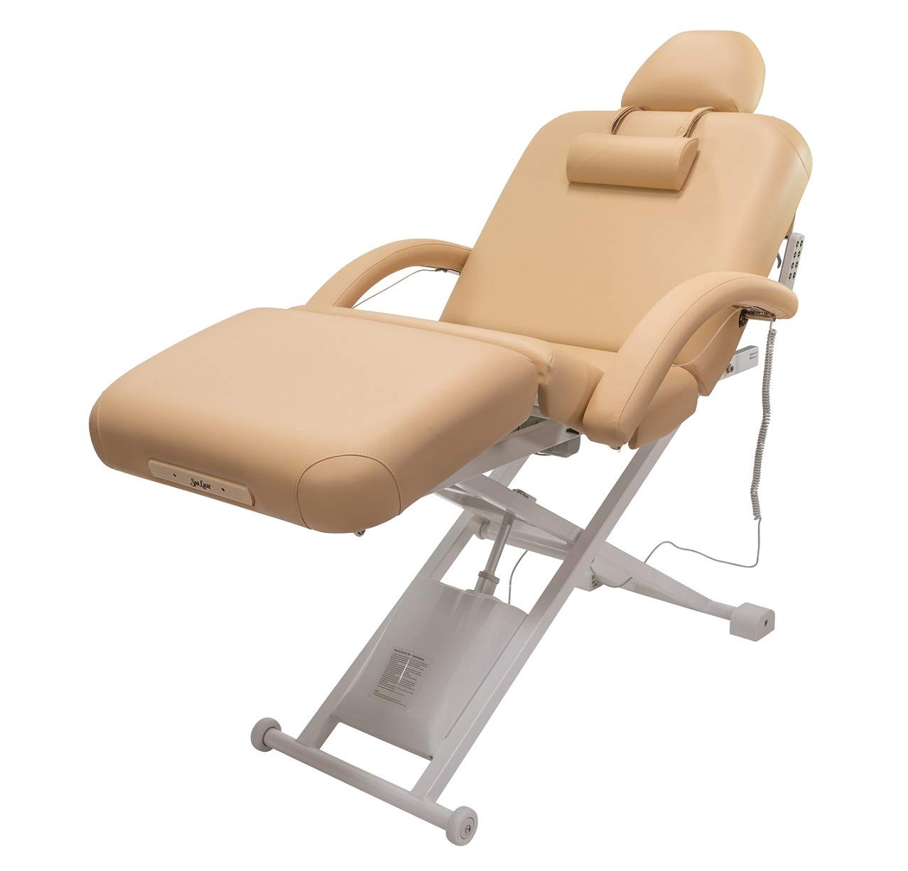 Spa Luxe Salon Top Massage, Spa, and Treatment Table | Adjustable Height, Backrest, and Knee Section | ADA Compliant | 2 Year Wa