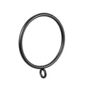 uxcell Curtain Rings Metal 55mm Inner Dia Drapery Ring for Curtain Rods Black 24 Pcs