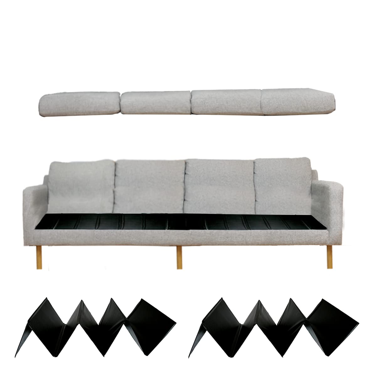 LAMINET Deluxe Extra Thick Sagging Furniture Cushion Support Insert- Seat Saver| New and Improved| Extend The Life of Your Extra