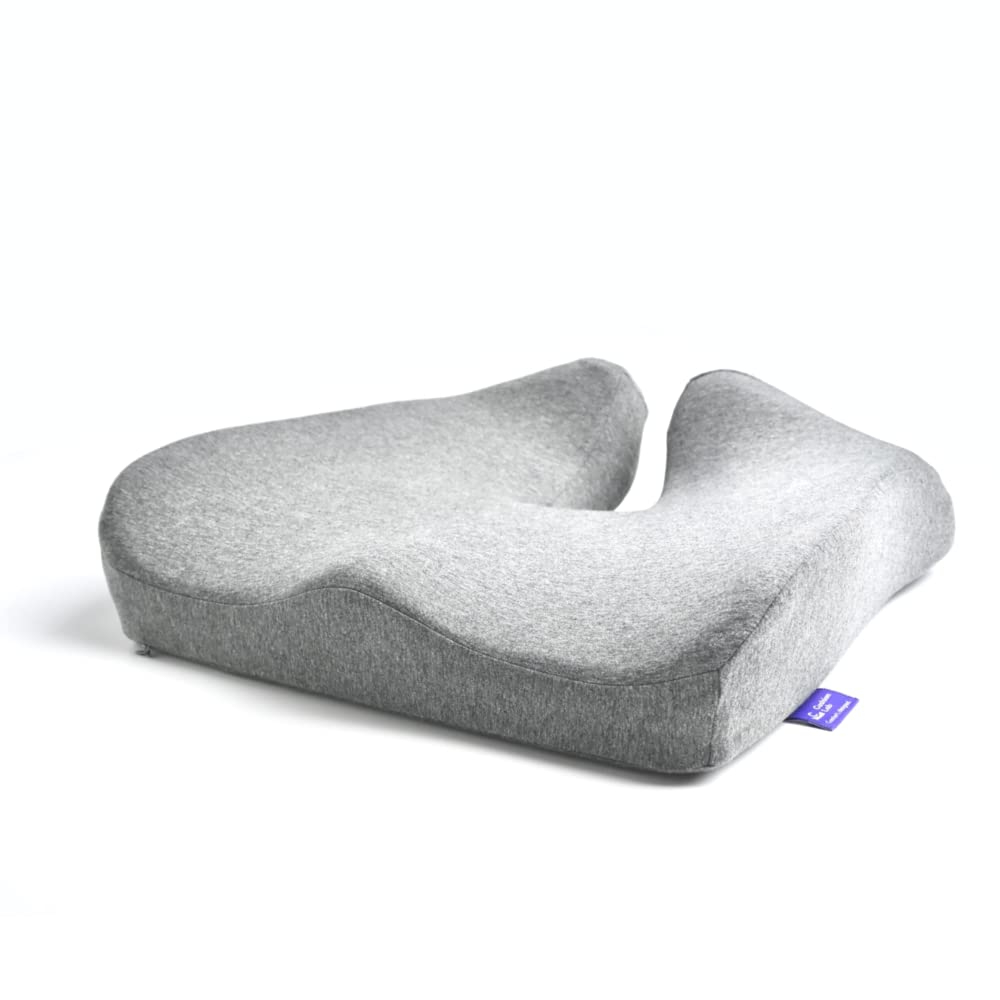 Cushion Lab Patented Pressure Relief Seat Cushion for Long Sitting Hours on Office/Home Chair, Car, Wheelchair - Extra-Dense Mem