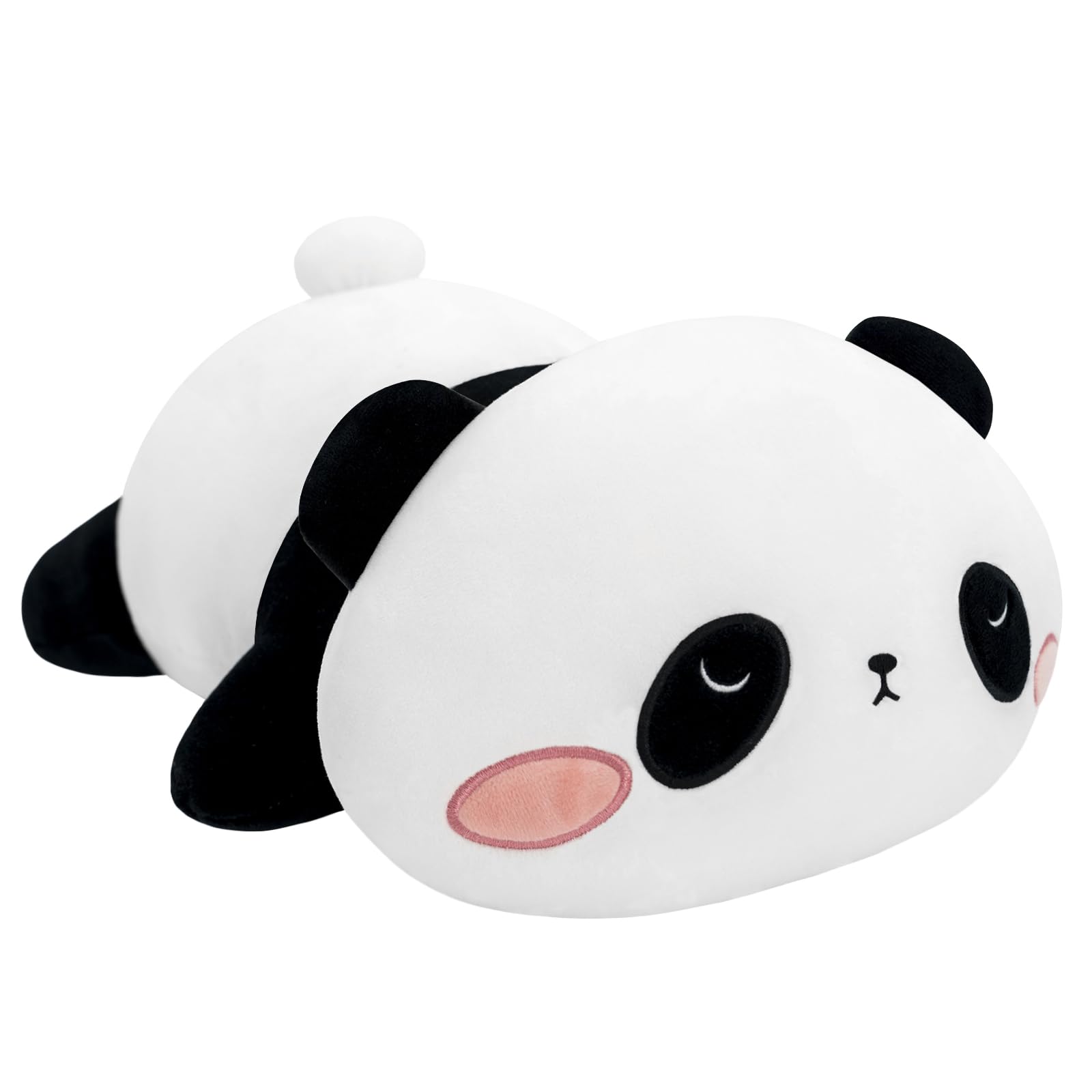 SQEQE Weighted Panda Plush, Weighted Panda Stuffed Animal, Cute Plushies Soft Bear Pillow Toy Gift for Kids Adults 23.6 Inch, 3.
