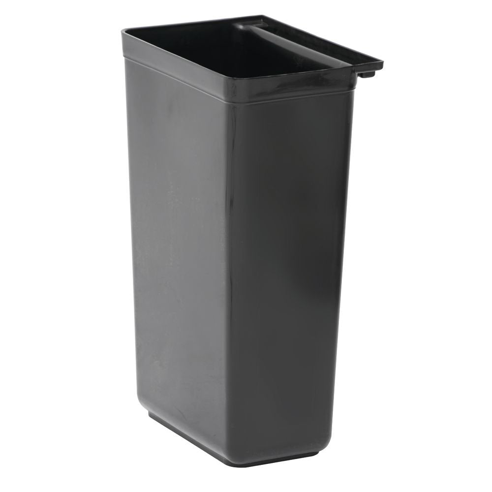 HUBERT Plastic Utility Cart Refuse Bin - 13 L x 9 29/64 W x 20 1/20 H