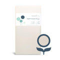 Naturepedic Organic Crib Mattress - 2-Stage 252 Coil Infant & Toddler Mattress with Protector Pad - Waterproof, Breathable & Non