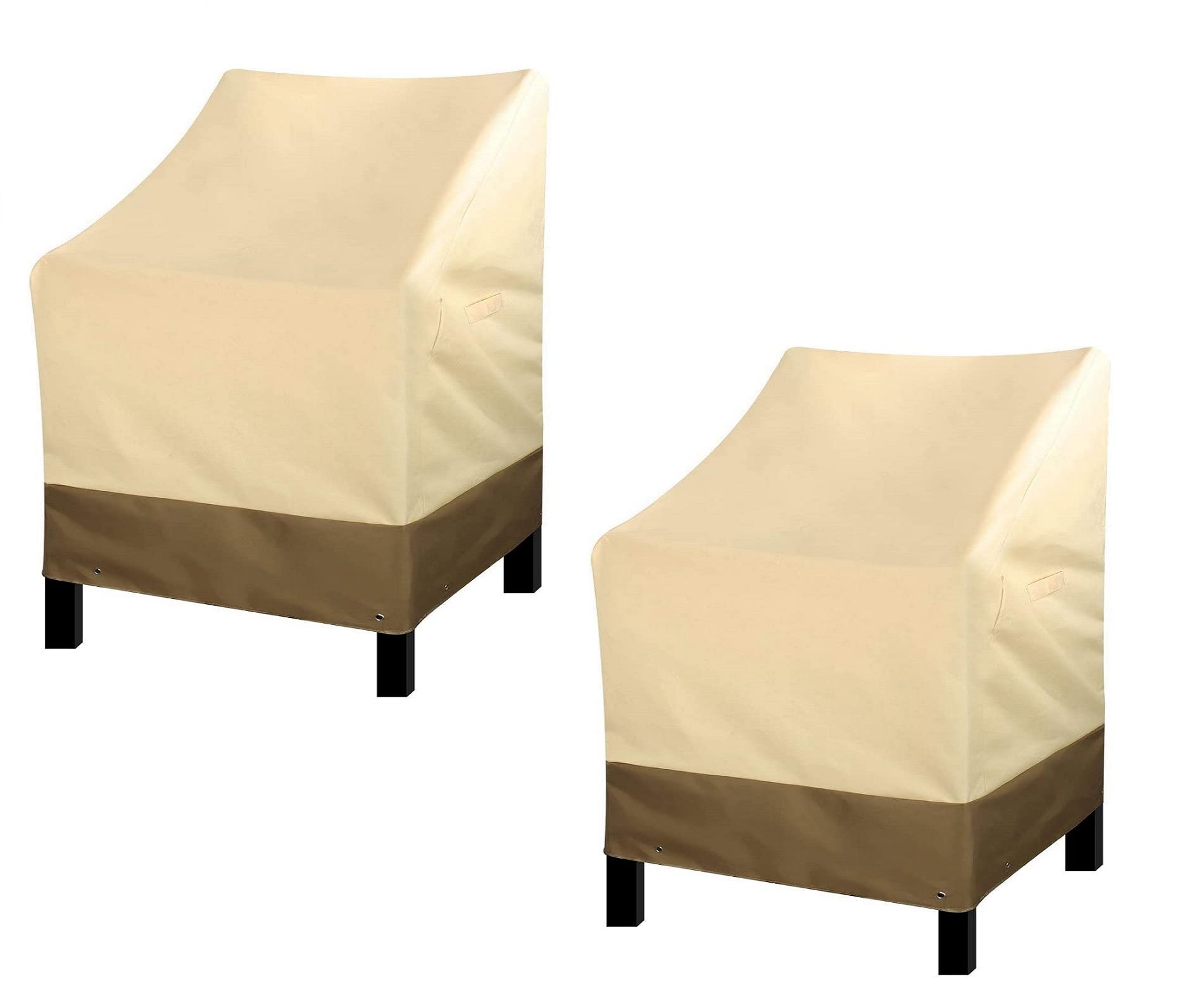 RosieLily Patio Chair Covers Waterproof Heavy Duty Outdoor Chair Cover Patio Furniture Covers Stackable Outside Lounge Seat Cove