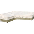 Westblue Outdoor Sectional Cover-L-Shaped Sofa Patio Furniture Covers Waterproof Rip-Stop Anti-UV 600D Heavy Duty Outdoor Couch 