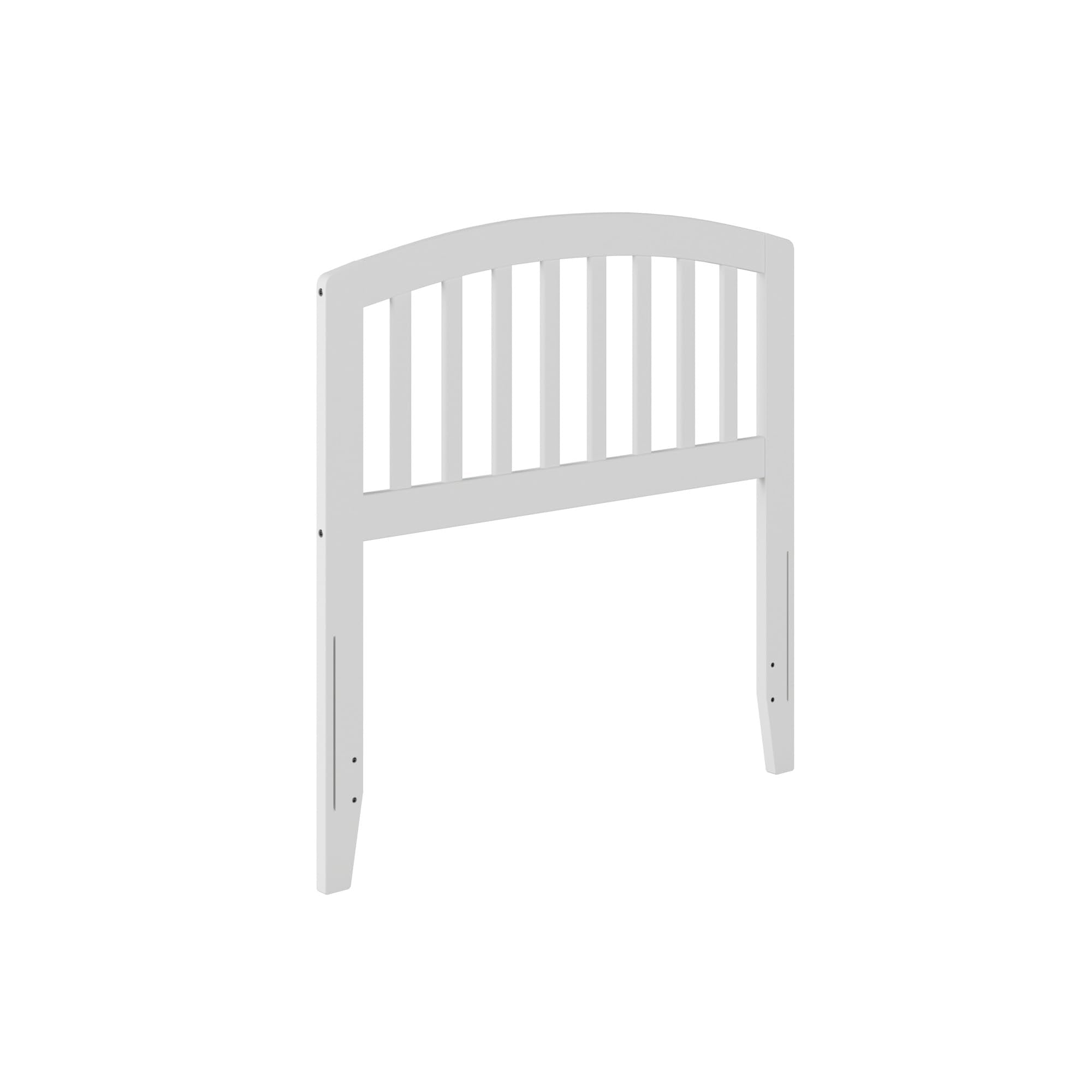 AFI Richmond Twin Size Headboard with Attachable Charger in White
